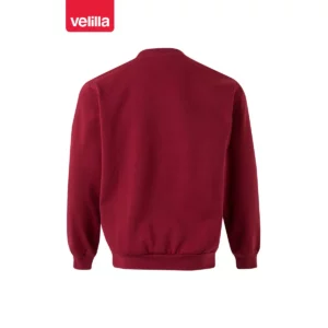 Sudadera cuello redondo Velilla 105701 Granate, vista trasera