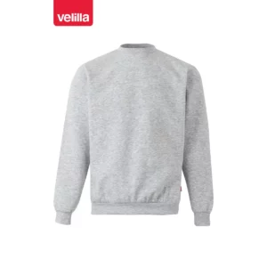 Sudadera cuello redondo Velilla 105701 Gris jaspeado, vista frontal