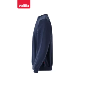 Sudadera cuello redondo Velilla 105701 Azul navy, vista lateral