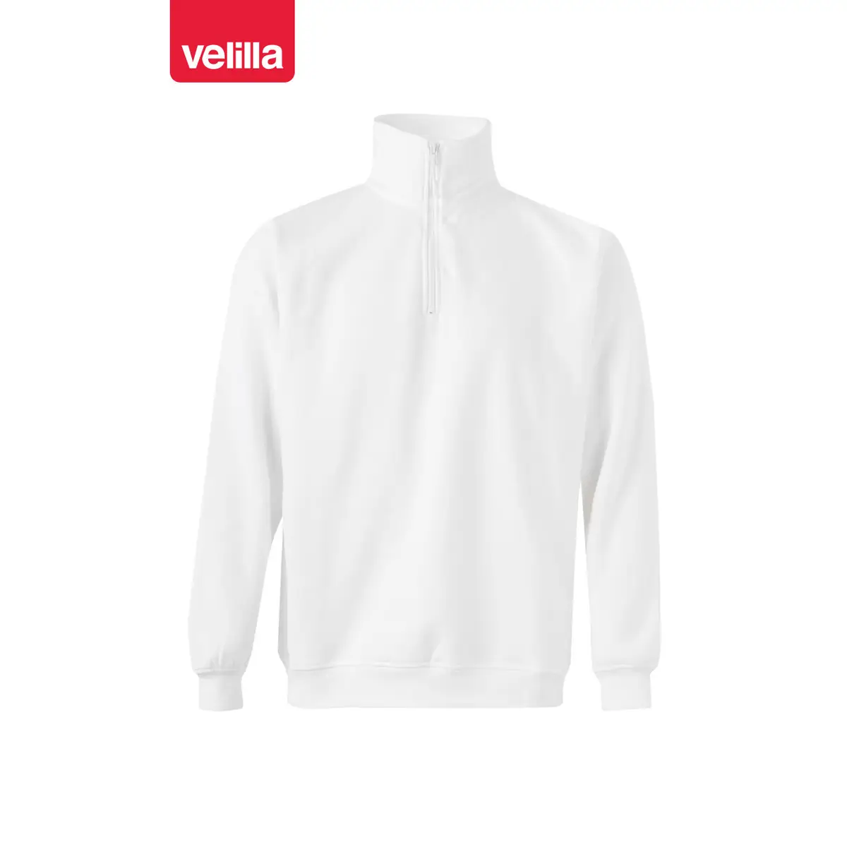 Sudadera media cremallera Velilla 105702 1 Sudadera media cremallera Velilla 105702 Blanco, vista frontal