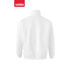 Sudadera media cremallera Velilla 105702 Blanco, vista trasera