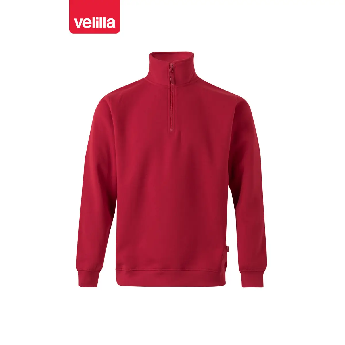 Sudadera media cremallera Velilla 105702 13 Sudadera media cremallera Velilla 105702 Rojo, vista frontal