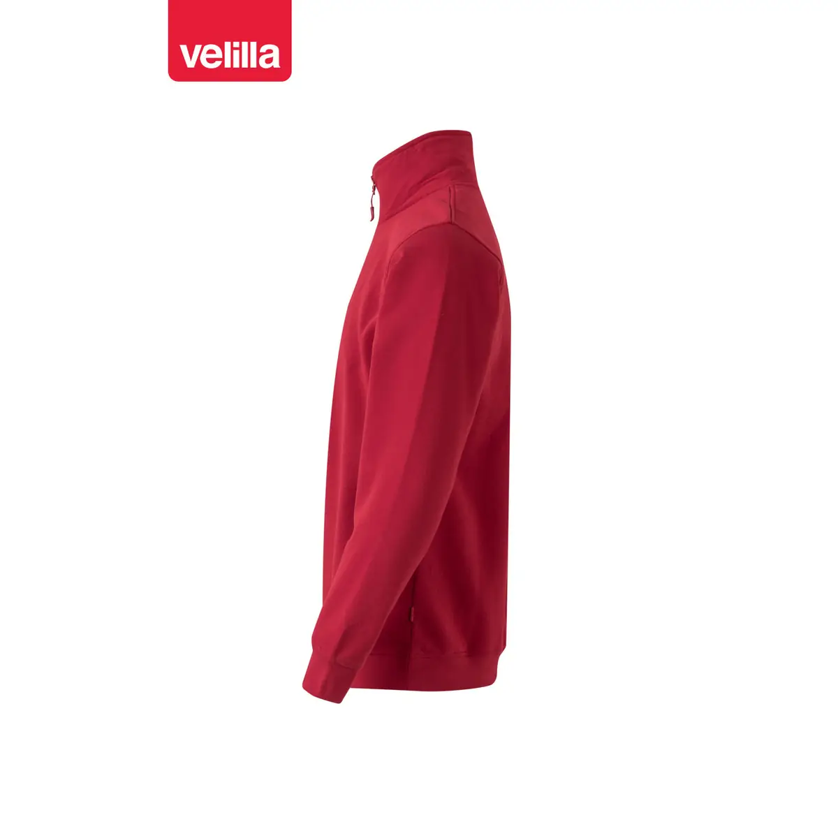 Sudadera media cremallera Velilla 105702 14 Sudadera media cremallera Velilla 105702 Rojo, vista lateral
