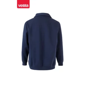 Sudadera media cremallera Velilla 105702 Azul navy, vista trasera