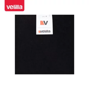 Sudadera bicolor media cremallera Velilla 105704 Negro/Rojo, detalle de etiqueta