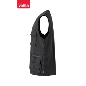 Chaleco multibolsillos Velilla 105901 Negro, vista lateral