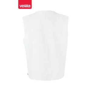 Chaleco multibolsillos Velilla 105901 Blanco, vista trasera