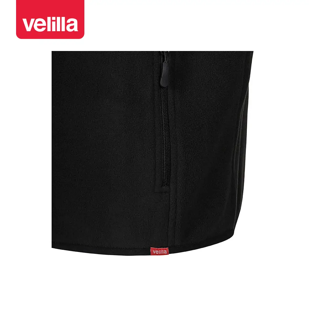 Chaleco polar Velilla 105905 10 Chaleco polar Velilla 105905 Negro, detalle de bolsillo inferior y bajo