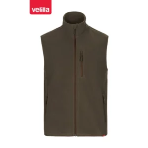 Chaleco polar Velilla 105905 Verde caza, vista frontal