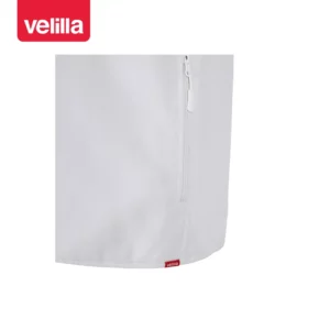 Chaleco polar Velilla 105905 Blanco, detalle de bolsillo inferior y bajo