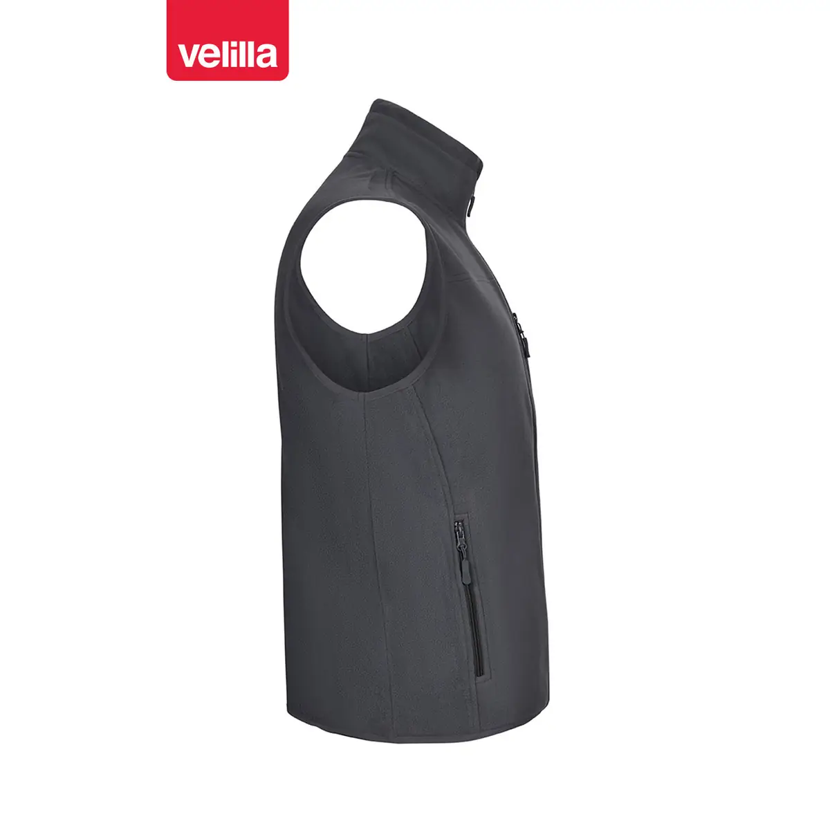 Chaleco polar Velilla 105905 17 Chaleco polar Velilla 105905 Gris, vista lateral opuesto