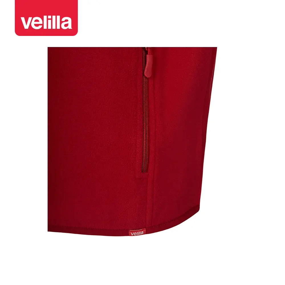 Chaleco polar Velilla 105905 14 Chaleco polar Velilla 105905 Rojo, detalle de bolsillo inferior y bajo