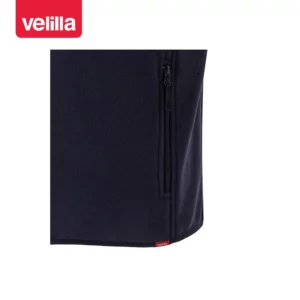 Chaleco polar Velilla 105905 Azul navy, detalle de bolsillo inferior y bajo