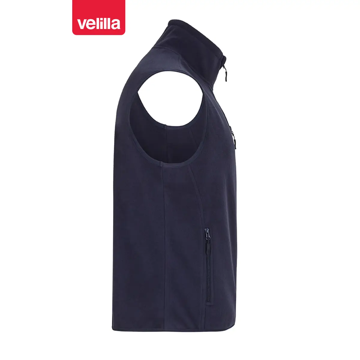 Chaleco polar Velilla 105905 25 Chaleco polar Velilla 105905 Azul navy, vista lateral opuesto