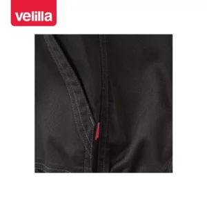 Cazadora stretch multibolsillos Velilla 106002S Negro, detalle de cinturilla lateral