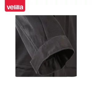 Cazadora stretch multibolsillos Velilla 106002S Negro, detalle de puño