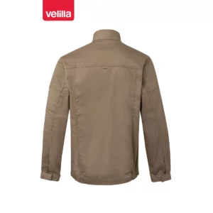 Cazadora stretch multibolsillos Velilla 106002S Beige arena, vista trasera