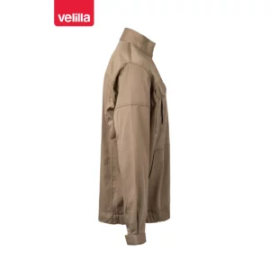 Cazadora stretch multibolsillos Velilla 106002S Beige arena, vista lateral opuesto