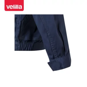 Cazadora stretch multibolsillos Velilla 106002S Azul navy, detalle de puño