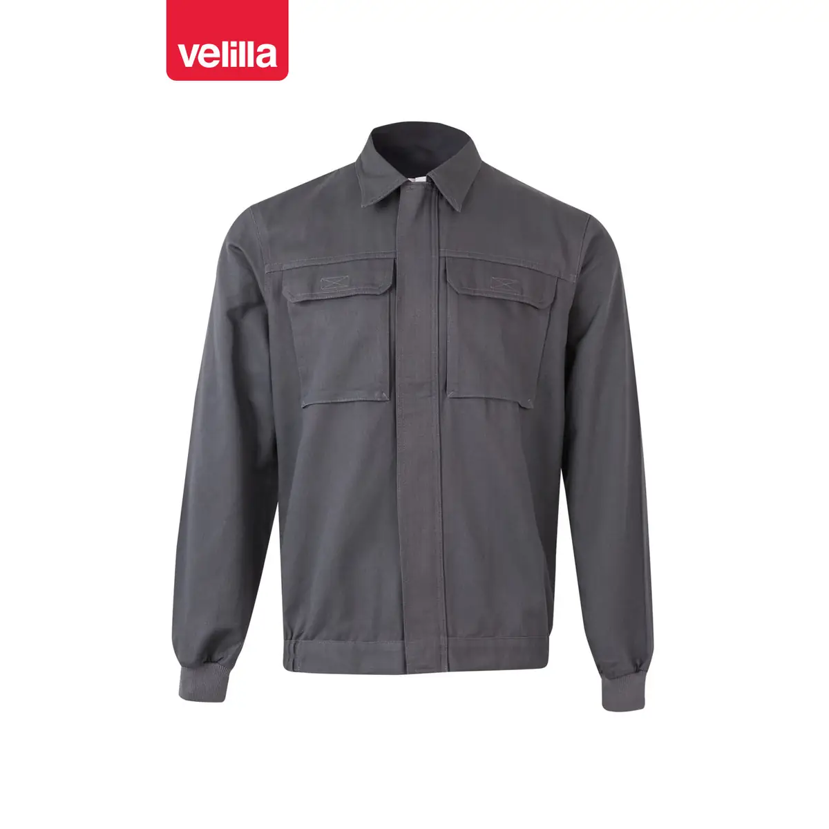 Cazadora de algodón Velilla 106003 1 Cazadora de algodón Velilla 106003 Gris, vista frontal