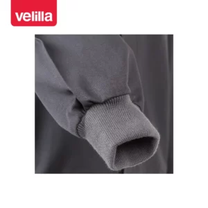 Cazadora de algodón Velilla 106003 Gris, detalle de puño de canalé