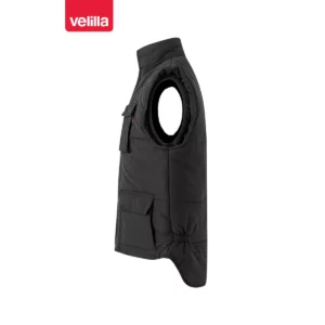 Chaleco acolchado multibolsillos Velilla 108 Negro, vista lateral