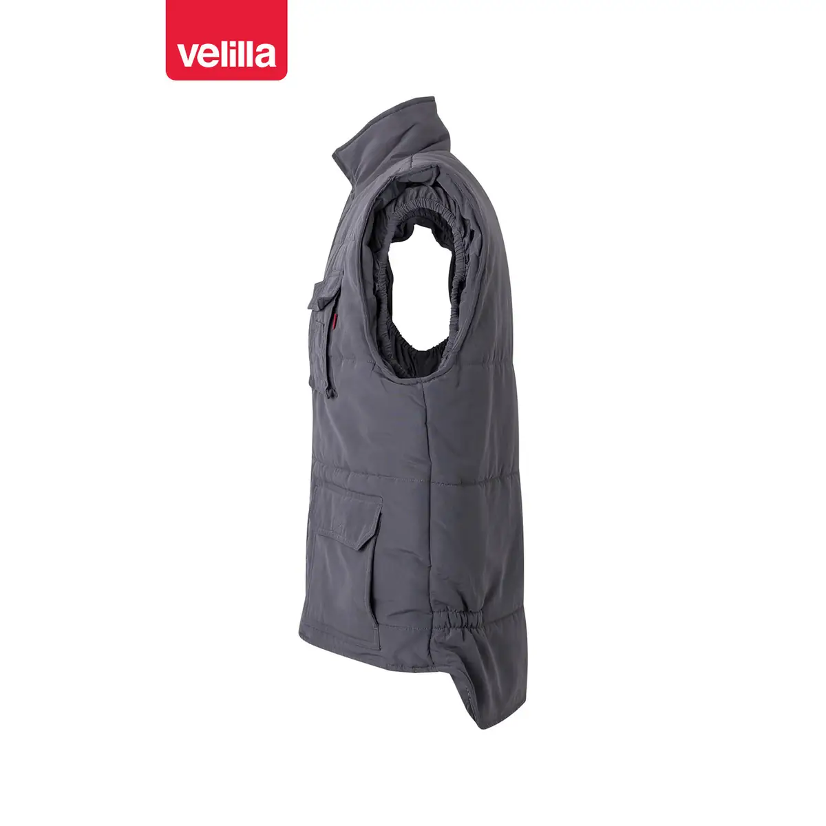 Chaleco acolchado multibolsillos Velilla 108 26 Chaleco acolchado multibolsillos Velilla 108 Gris, vista lateral