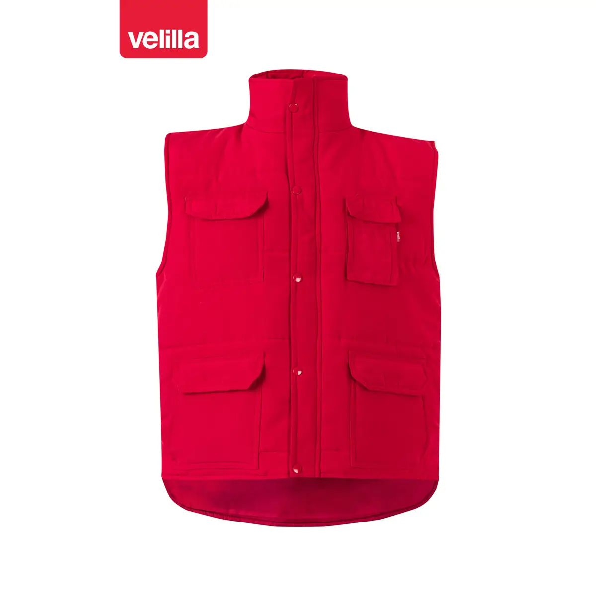 Chaleco acolchado multibolsillos Velilla 108 40 Chaleco acolchado multibolsillos Velilla 108 Rojo, vista frontal