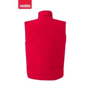Chaleco acolchado multibolsillos Velilla 108 Rojo, vista trasera