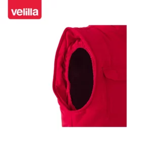 Chaleco acolchado multibolsillos Velilla 108 Rojo, detalle de sisa