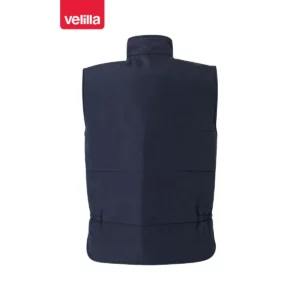 Chaleco acolchado multibolsillos Velilla 108 Azul navy, vista trasera