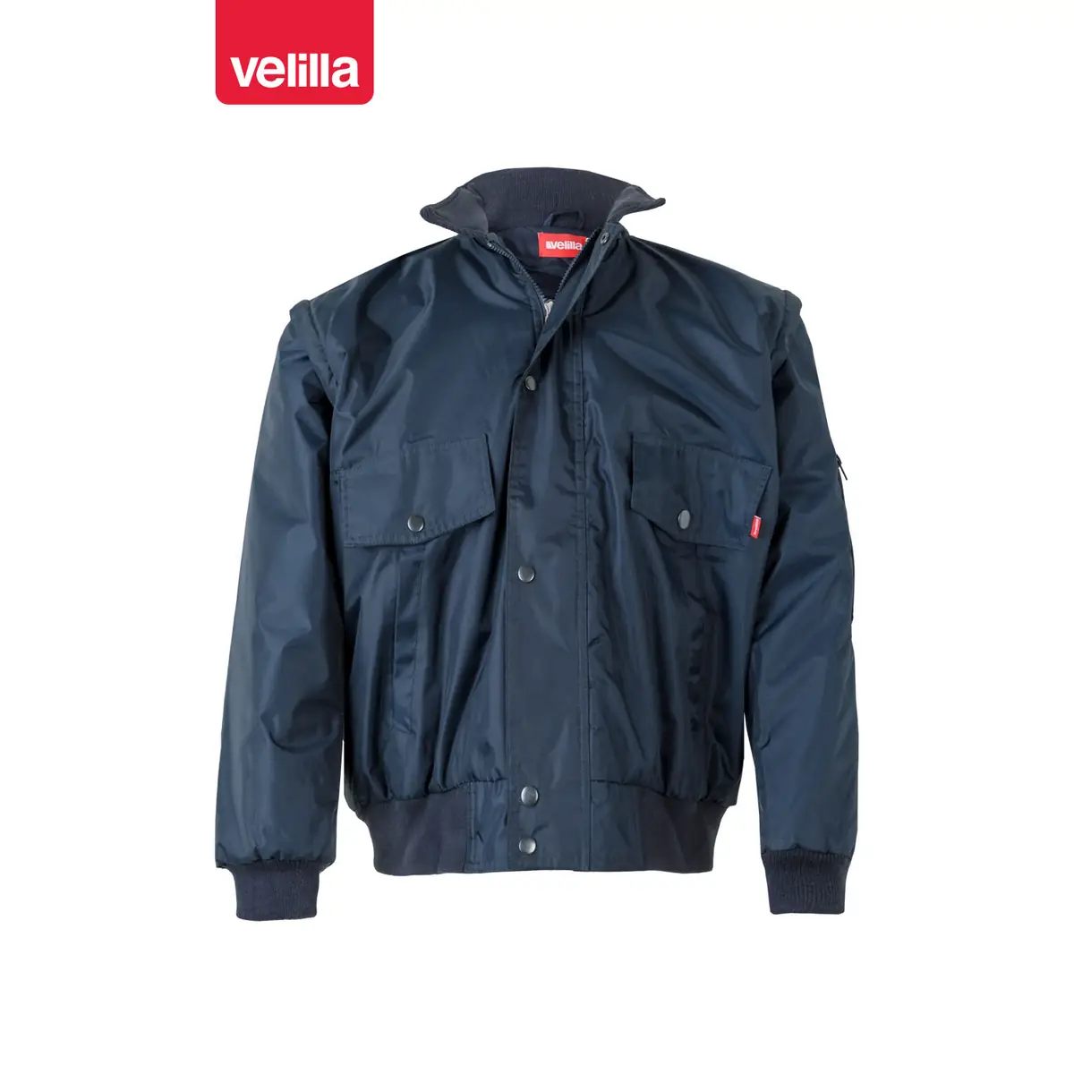 Cazadora acolchada desmontable Velilla 11501 1 Cazadora acolchada desmontable Velilla 11501 Azul navy, vista frontal