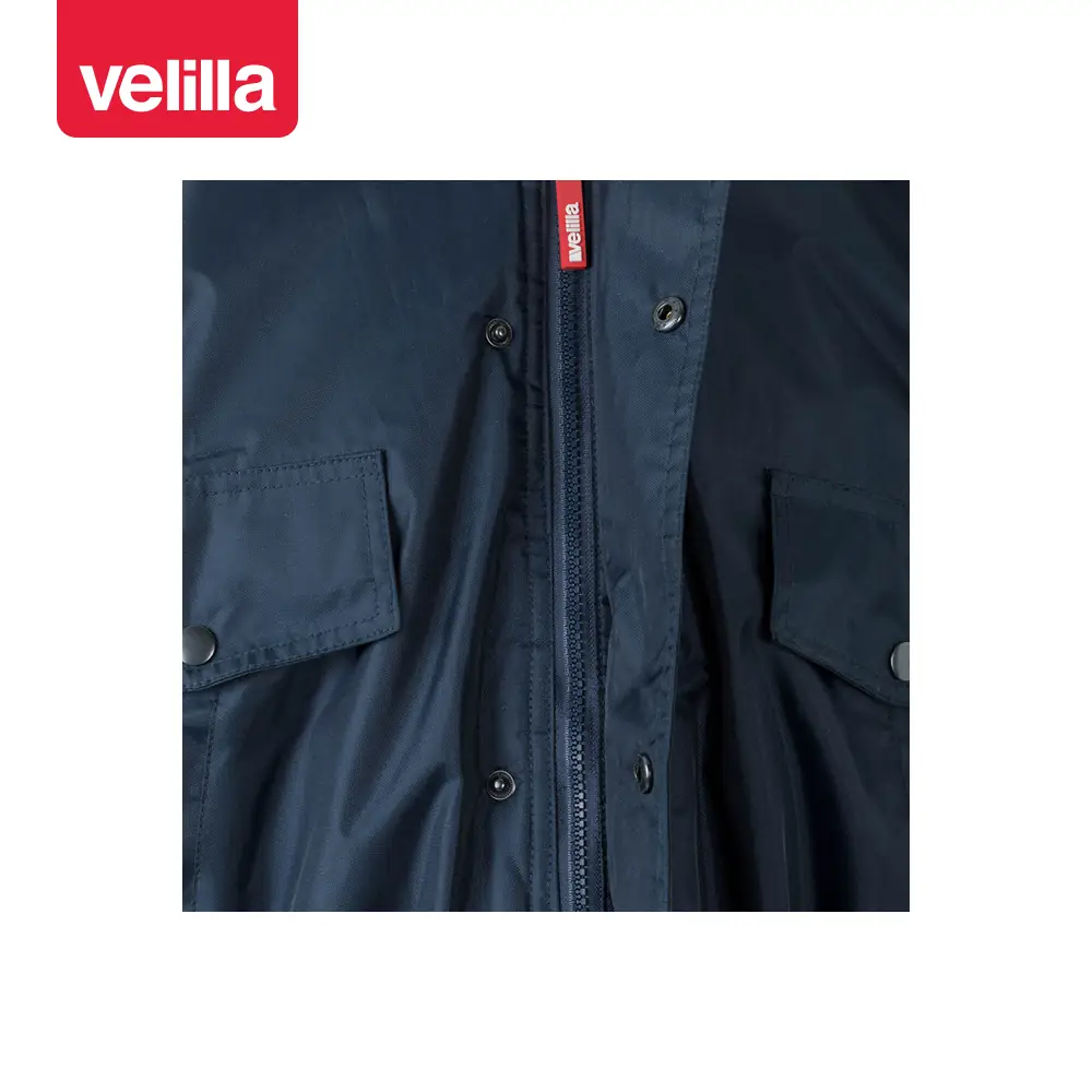 Cazadora acolchada desmontable Velilla 11501 4 Cazadora acolchada desmontable Velilla 11501 Azul navy, detalle de cierre central