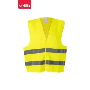 Chaleco alta visibilidad Velilla 14001 amarillo flúor, vista frontal