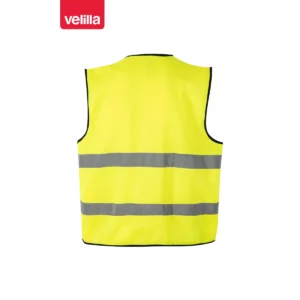 Chaleco alta visibilidad Velilla 145 Amarillo flúor, vista trasera