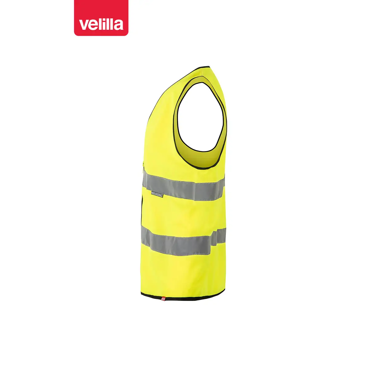 Chaleco alta visibilidad Velilla 145 2 Chaleco alta visibilidad Velilla 145 Amarillo flúor, vista lateral