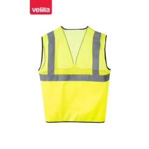 Chaleco de rejilla alta visibilidad Velilla 146 Amarillo flúor, vista trasera