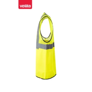 Chaleco de rejilla alta visibilidad Velilla 146 Amarillo flúor, vista lateral