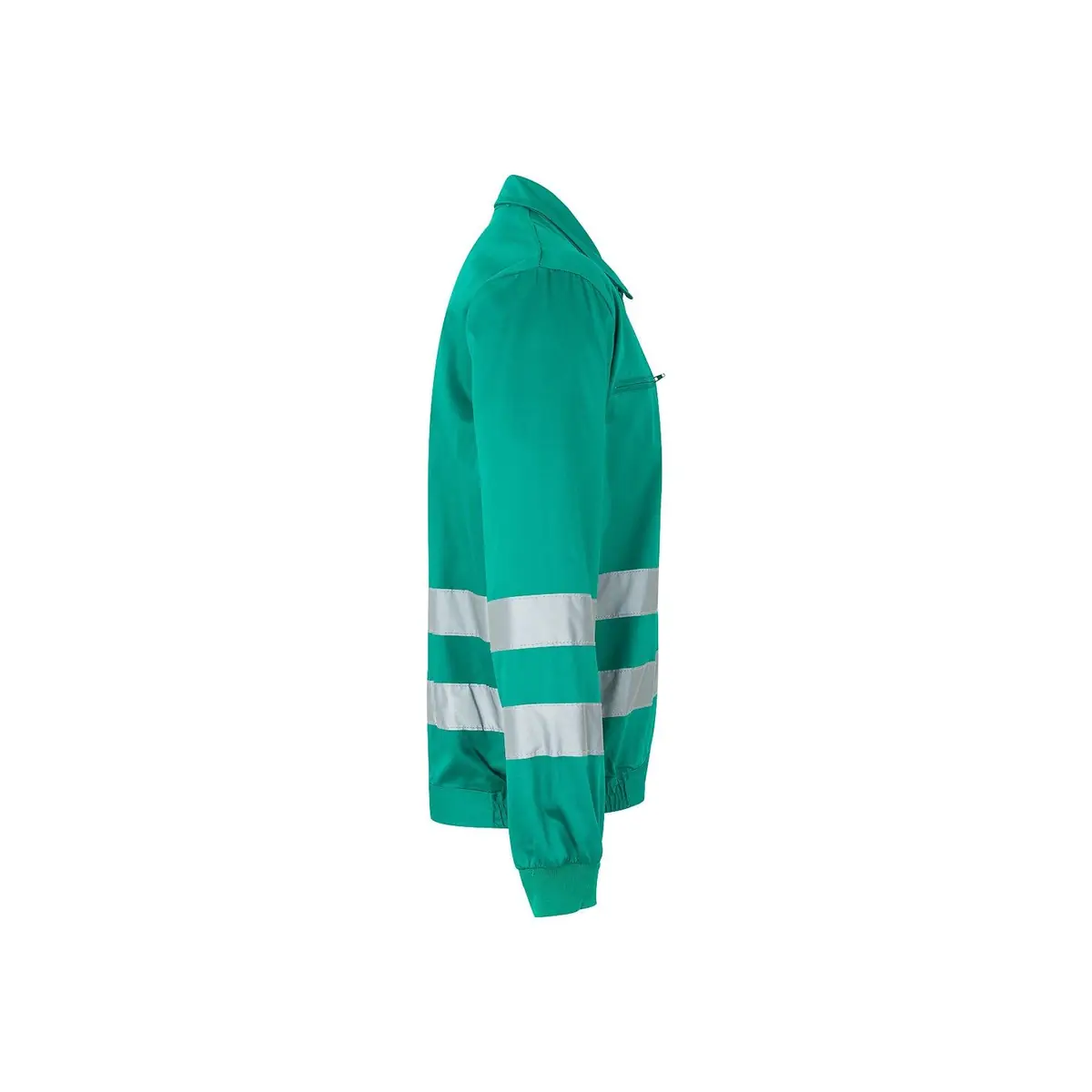 Cazadora con cintas reflectantes Velilla 154 11 Cazadora con cintas reflectantes Velilla 154 Verde, vista lateral