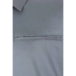 Cazadora con cintas reflectantes Velilla 154 Gris, detalle de bolsillo del pecho