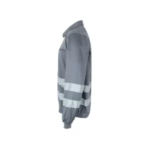 Cazadora con cintas reflectantes Velilla 154 Gris, vista lateral opuesto