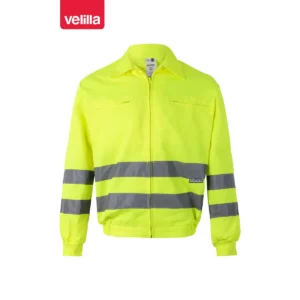 Cazadora de alta visibilidad Velilla 155 Amarillo flúor, vista frontal