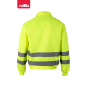 Cazadora de alta visibilidad Velilla 155 Amarillo flúor, vista trasera