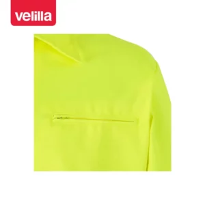 Cazadora de alta visibilidad Velilla 155 Amarillo flúor, detalle de bolsillo del pecho