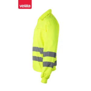 Cazadora de alta visibilidad Velilla 155 Amarillo flúor, vista lateral