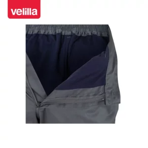 Pantalón forrado bicolor Velilla 156 Gris/Amarillo flúor, detalle de forro interior