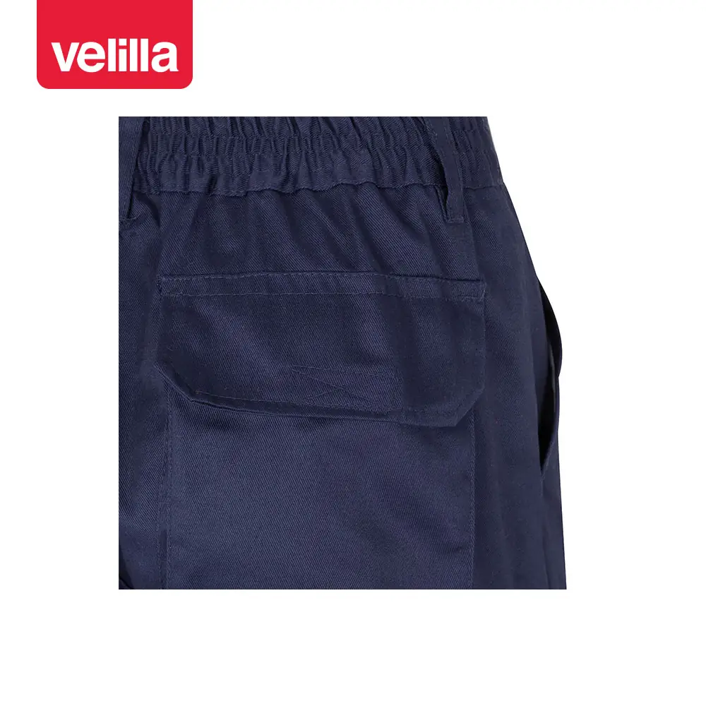 Pantalón con cintas reflectantes Velilla 159 23 Pantalón con cintas reflectantes Velilla 159 Azul marino, detalle de cintura y bolsillo trasero