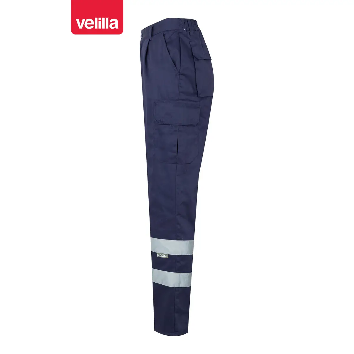 Pantalón con cintas reflectantes Velilla 159 10 Pantalón con cintas reflectantes Velilla 159 Azul marino, vista lateral
