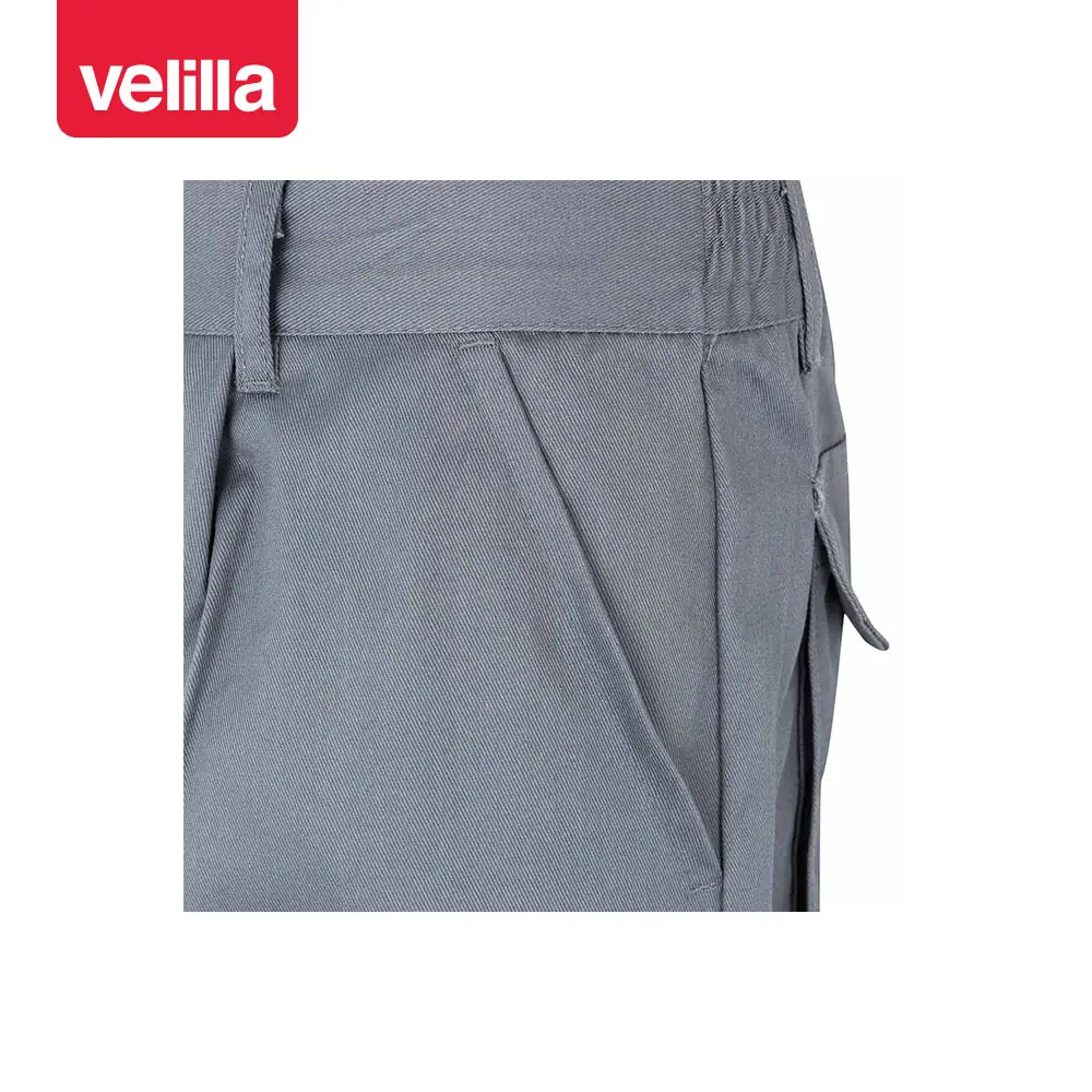 Pantalón con cintas reflectantes Velilla 159 18 Pantalón con cintas reflectantes Velilla 159 Gris, detalle de bolsillo delantero y pinza