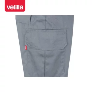 Pantalón con cintas reflectantes Velilla 159 Gris, detalle de bolsillo lateral